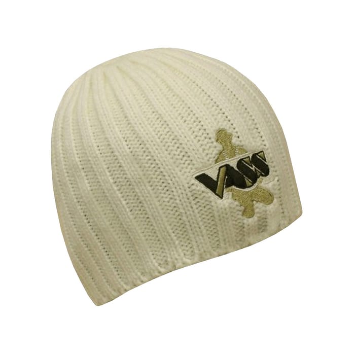 Vass Designer Heavy Knit Beanie Hat Gray
