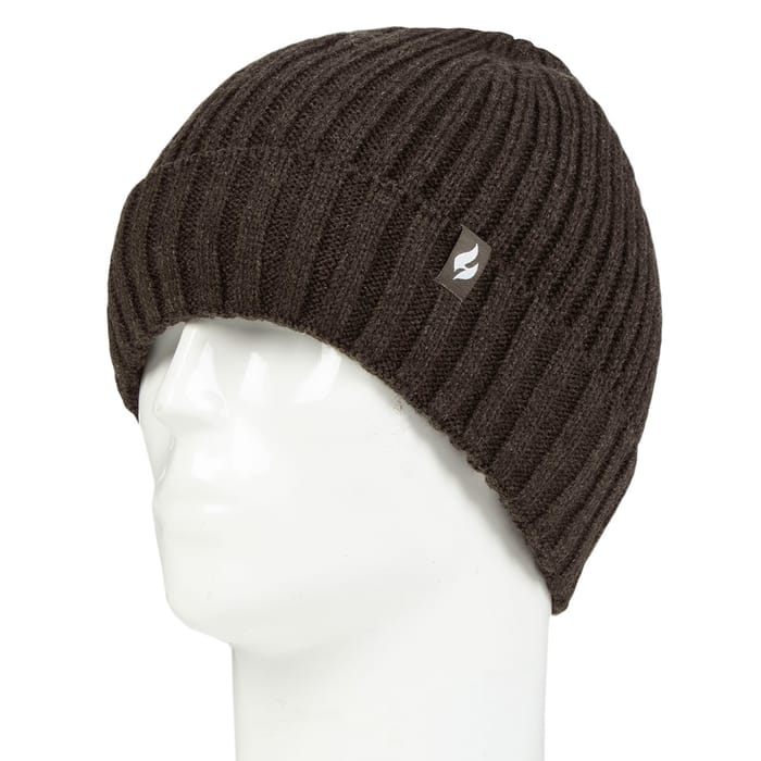 Heat Holders Forest Green Lawson Rib Turnover Hat - One Size