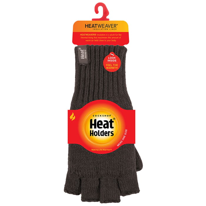 Heat Holders Forest Green Skala Fingerless Gloves - One Size 1