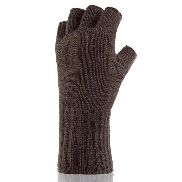 Heat Holders Forest Green Skala Fingerless Gloves - One Size