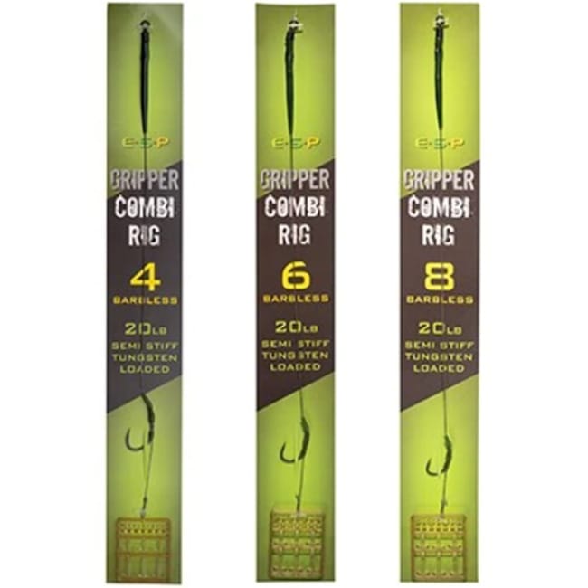 ESP Gripper Combi Rig Barbless - Green