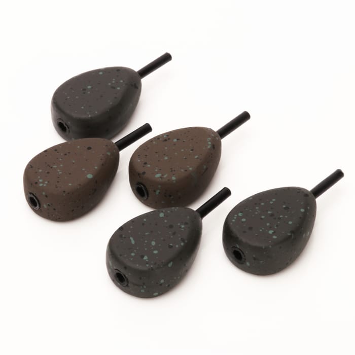 Advanta Inline Flat Pear Carp Leads - Pack of 5