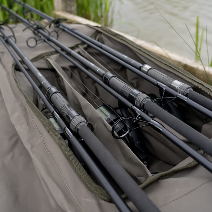 JRC Defender Fishing Holdall 12ft 3+3 Rod In Use 4