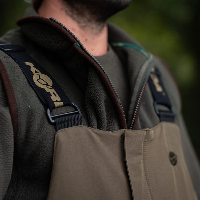 Korda Olive Polar Salopettes In Use 3