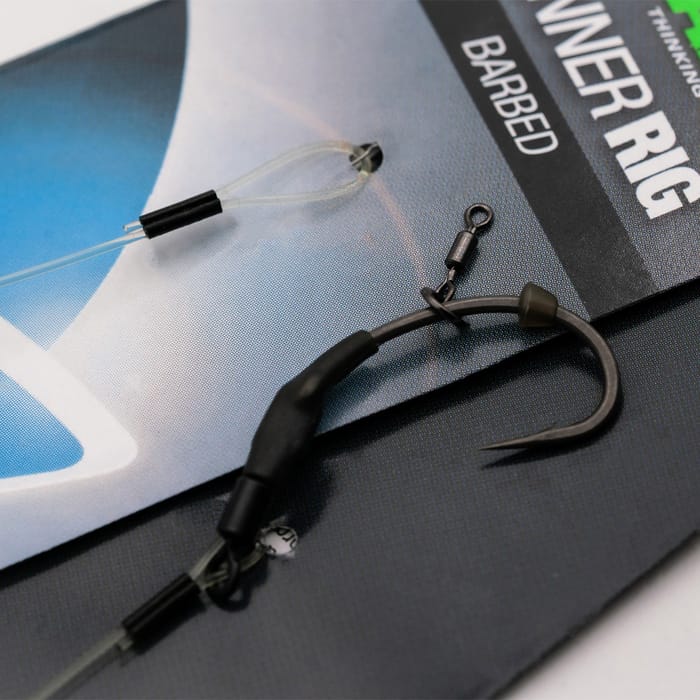 Korda Ready Tied Spinner Rig Kurv Shank Close Up 2