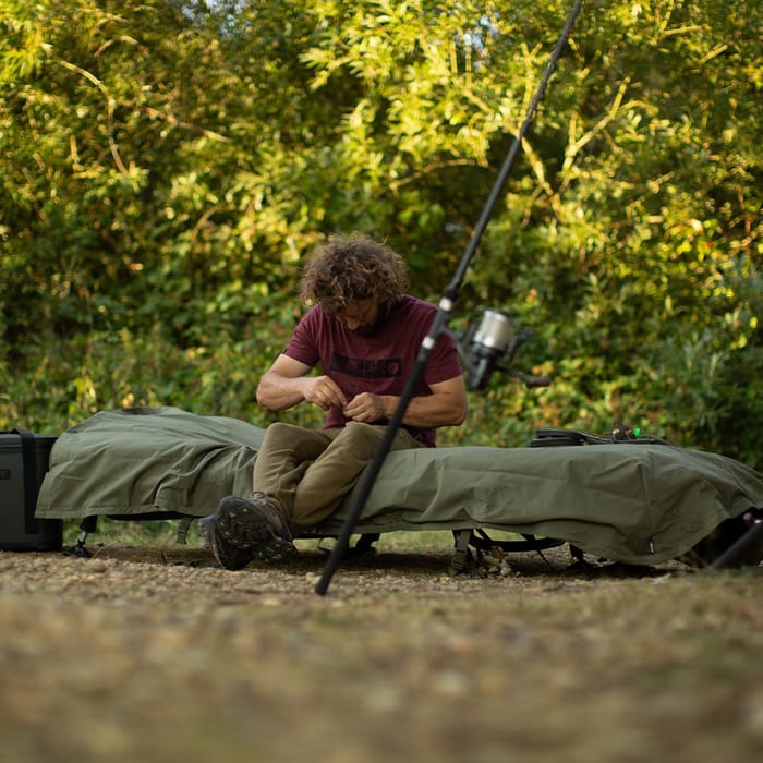 Korda Dry Kore Bedchair Cover In Use 2
