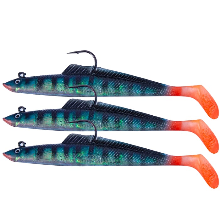 Kiddy Sidewinder Super Holographic Sandeel Lures Mackerel - Fire
