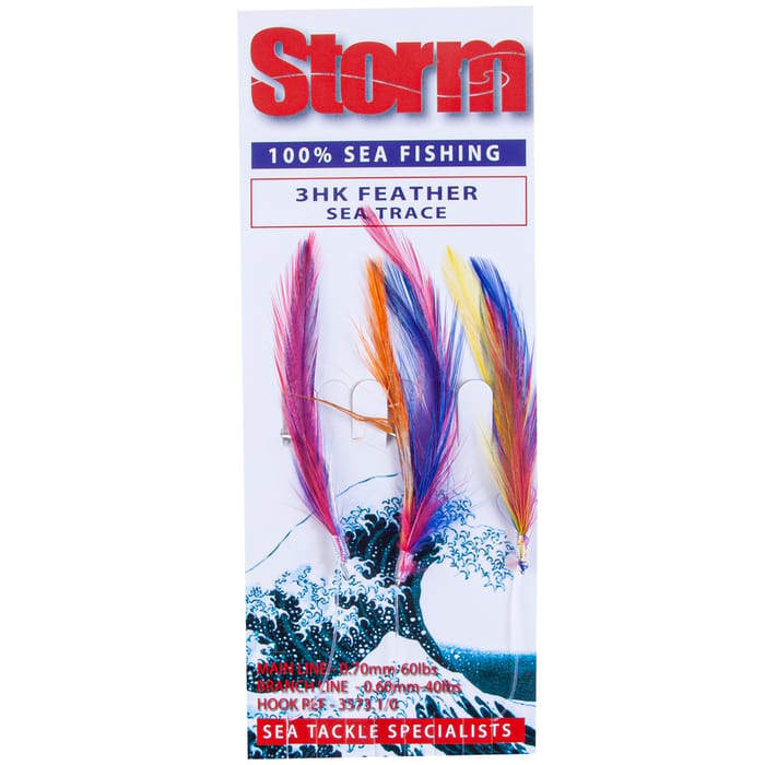 Kiddy Storm Mackerel Assorted Rigs X3