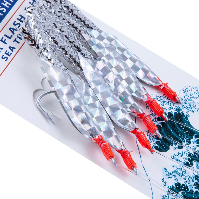 Kiddy Storm Silver Flash Rig x6