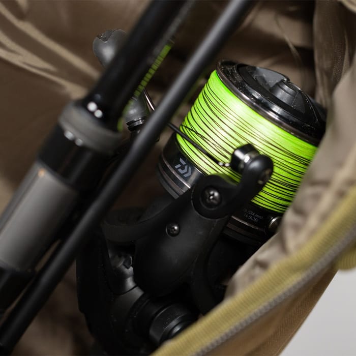 Korda Compac Fishing Holdall 12ft 3 Rod In Use 7