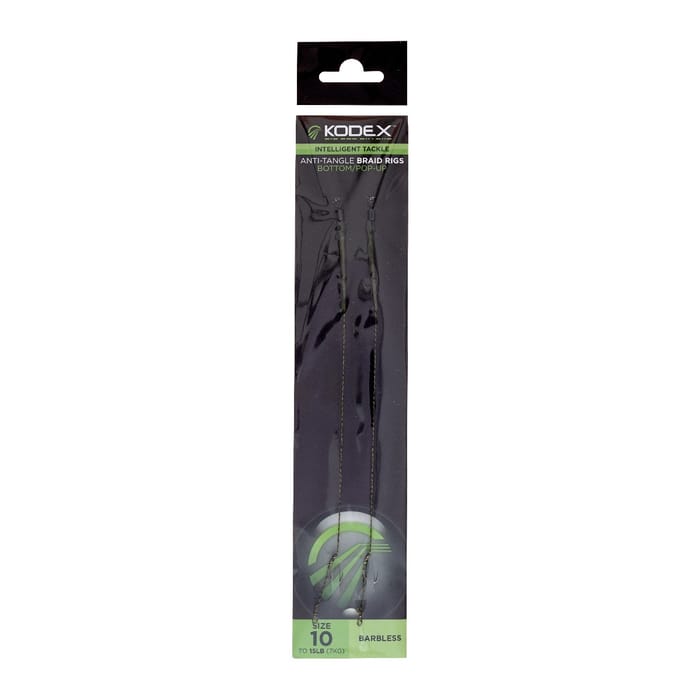 Kodex BottomPop-Up Anti-Tangle Braid Rigs Size 10