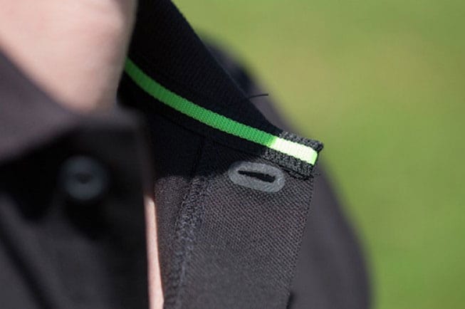 Korda Fishing Polo Shirt Close Up 1