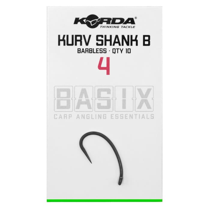 Korda Basix Kurv Hooks - Barbless 3