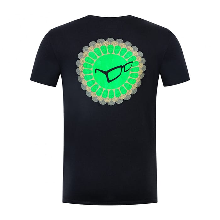 Korda Blossom Black Fishing T-Shirt Back