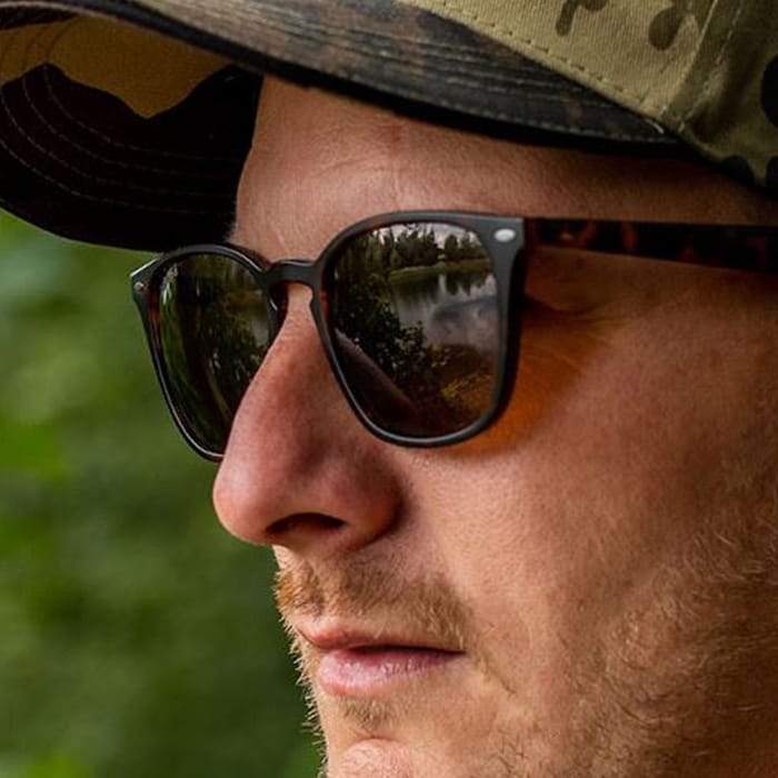 Korda Classics 0.75 Brown Lens Fishing Sunglasses In Use 2