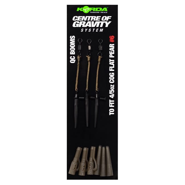 Korda COG QC Booms - Flat Pear