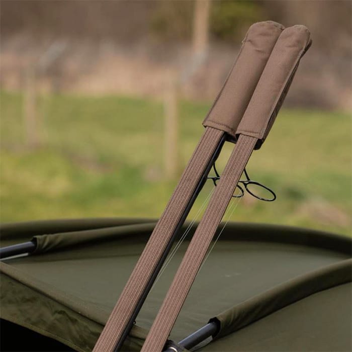 Korda Compac Elasticated Fishing Tip & Butt Protectors In Use 1