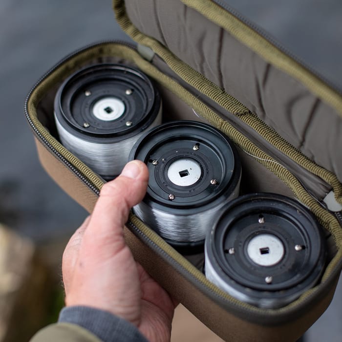Korda Compac Fishing Spool Case In Use 2