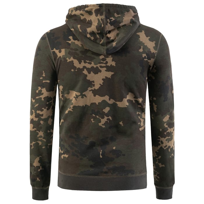Korda Dark Kamo Zip Hoodie Back