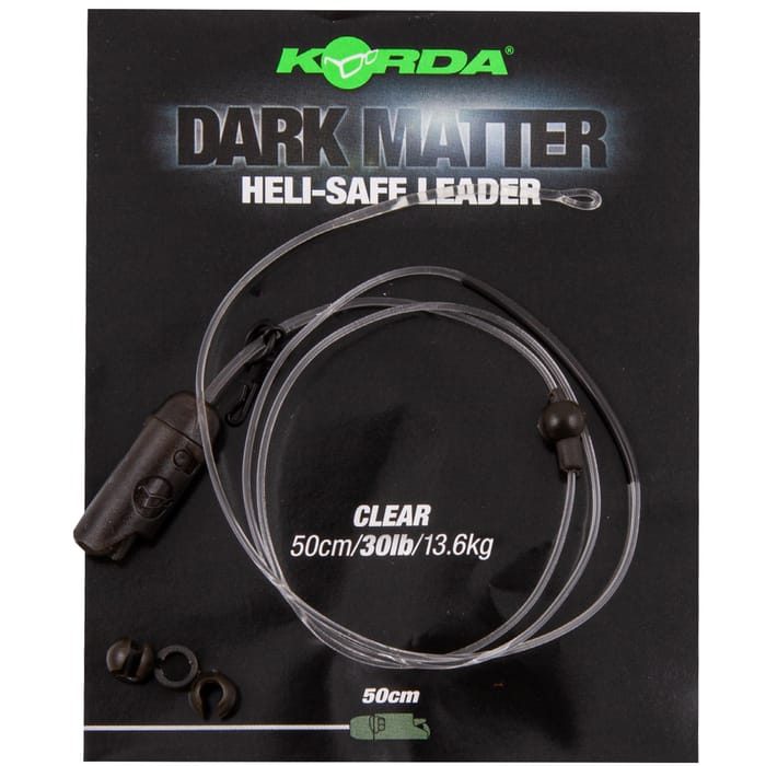 Korda Dark Matter Leader Heli-Safe 50cm Clear