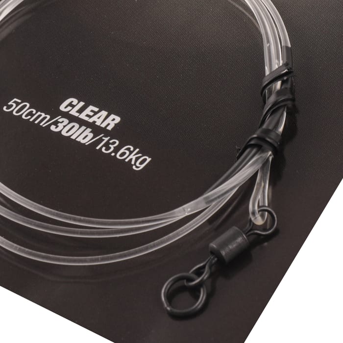 Korda Dark Matter Ring Swivel Leader Clear