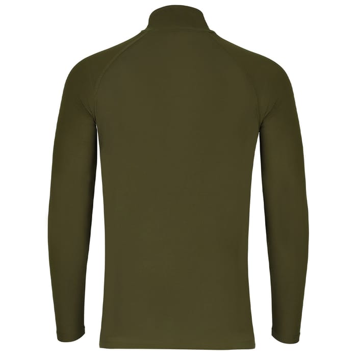 Korda Kool UPF Zip Dark Olive Long Sleeve Jersey 3