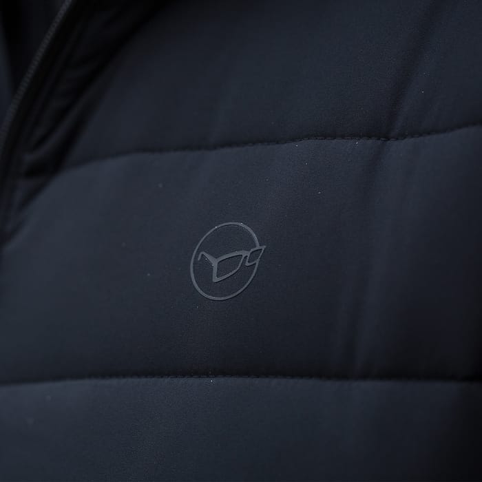 Korda KORE Thermolite Fishing Puffer Jacket Black Close Up