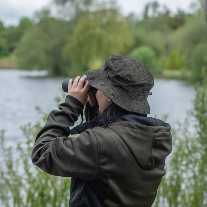 Korda LE Boonie Fishing Hat Digi Kamo In Use 2