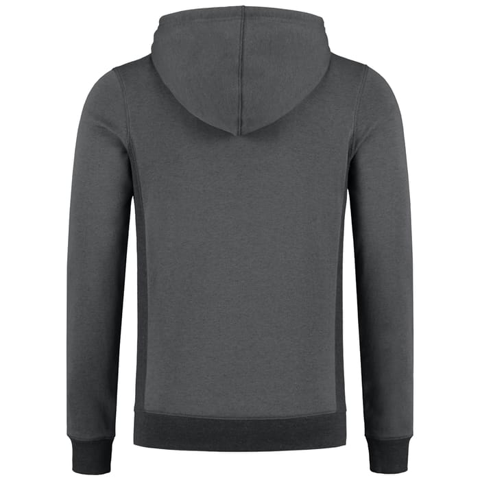 Korda LE Zip Hoodie Charcoal Back