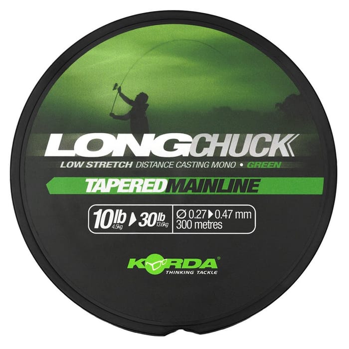 Korda Long Chuck Green Tapered Mainline 300m 10lb