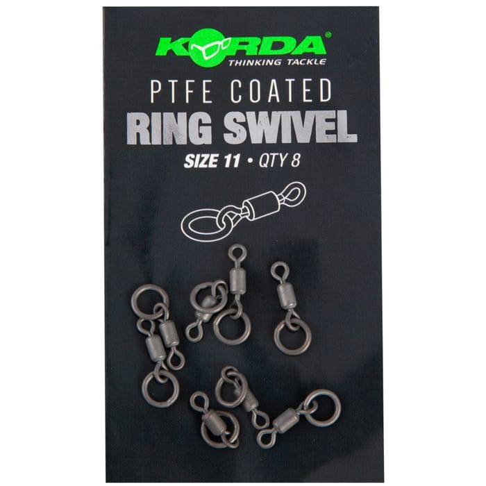 Korda PTFE Coated Ring Swivel Size 11