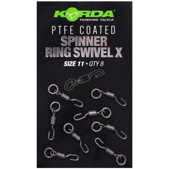 Korda PTFE Coated Spinner Ring Swivel X