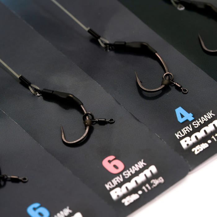 Korda Ready Tied Spinner Rig Kurv Shank Close Up 3
