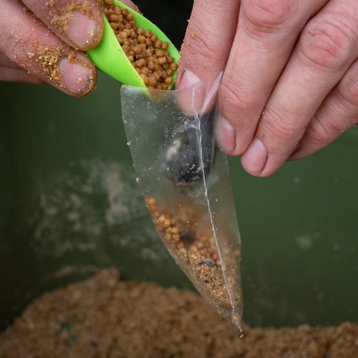Korda Solidz Fishing PVA Bags In Use 3
