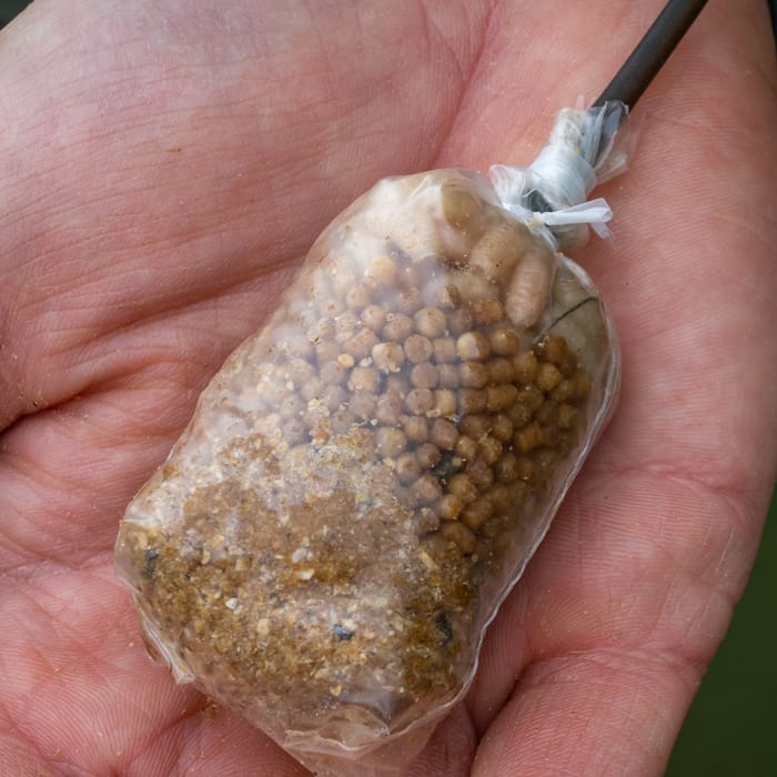 Korda Solidz Fishing PVA Bags In Use 6