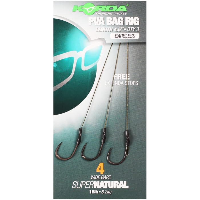 Korda Solidz PVA Rig Size 4 Barbless