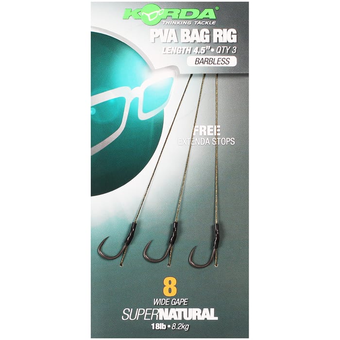 Korda Solidz PVA Rig Size 8 Barbless