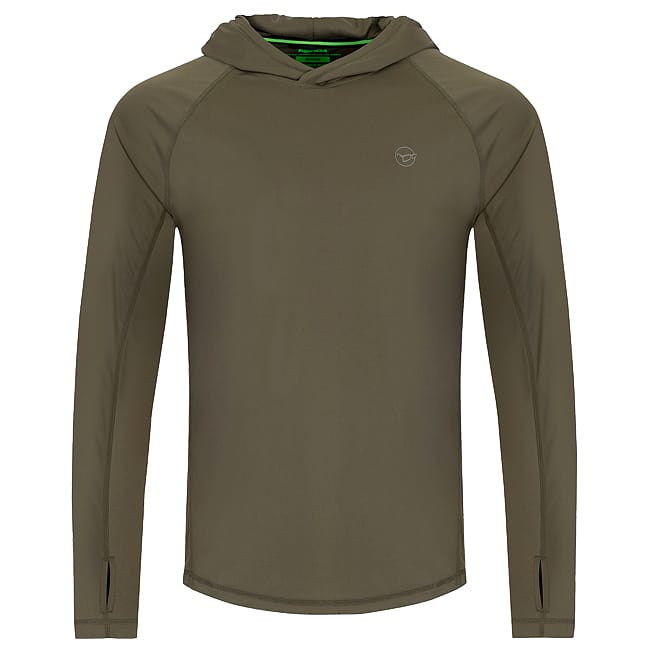 Korda UPF Hooded Top - Dark Khaki