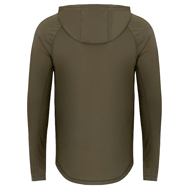 Korda UPF Hooded Top - Dark Khaki