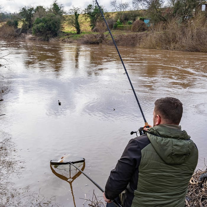 Korum 3K Barbel Rod In Use 5
