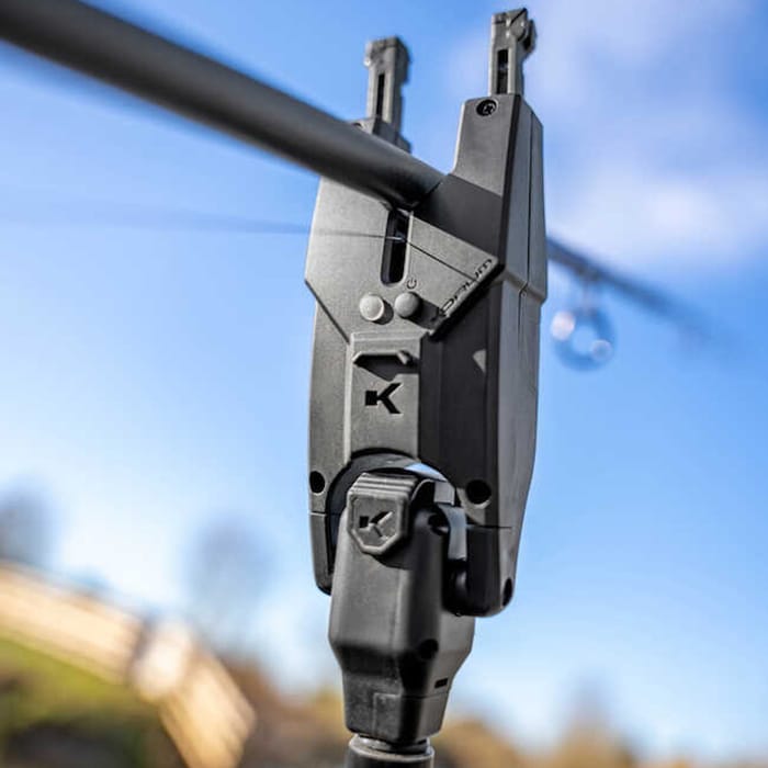 Korum Angle Tilt Bite Alarm In Use 1