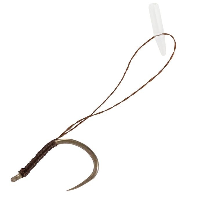 Korum Barbless Hook Hairs with Quickstops Close Up
