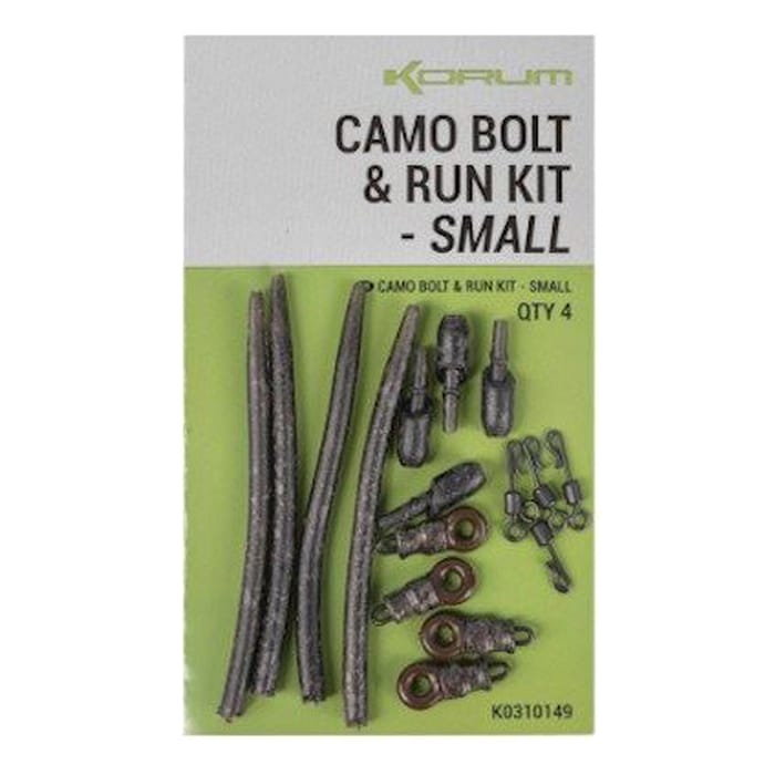 Korum Camo Bolt & Run Fishing Rig Kit Small