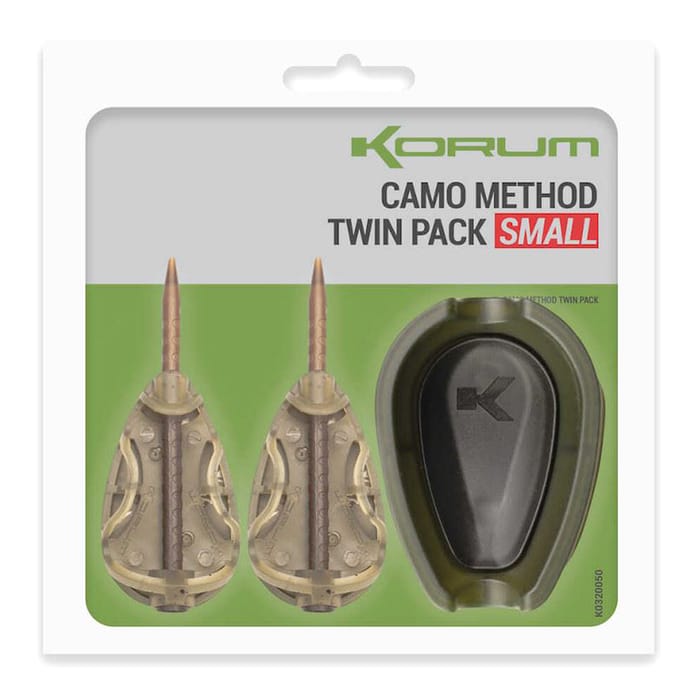 Korum Camo Method Feeder Fishing Twin Pack Small