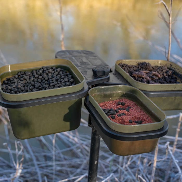 Korum Compact Bait Waiter Set In Use 2