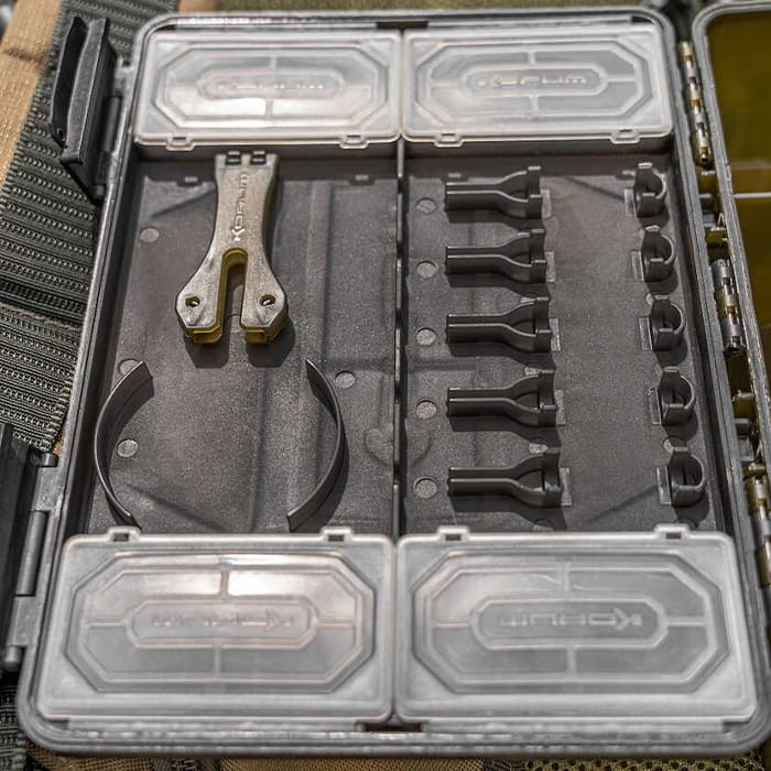 Korum Unloaded Fishing Tackle Blox Inside Close Up