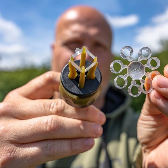 Korum Floating Mega Fishing Bait Bander In Use 1