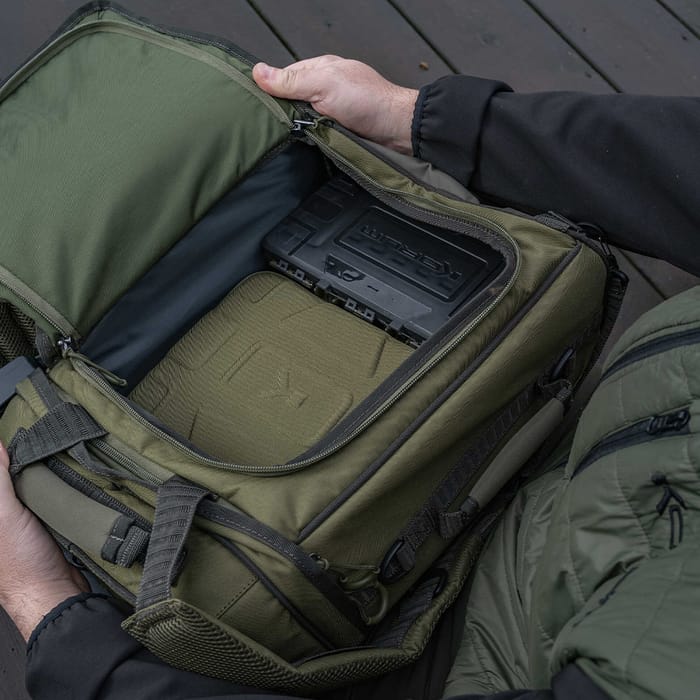 Korum Progress Roversack 25L In Use 2