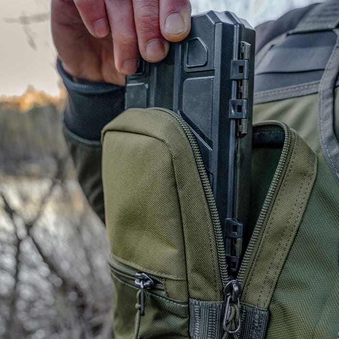 Korum Progress Roving Vest In Use 1