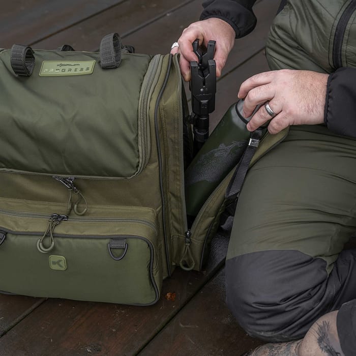 Korum Progress Rucksack 35L In Use 8